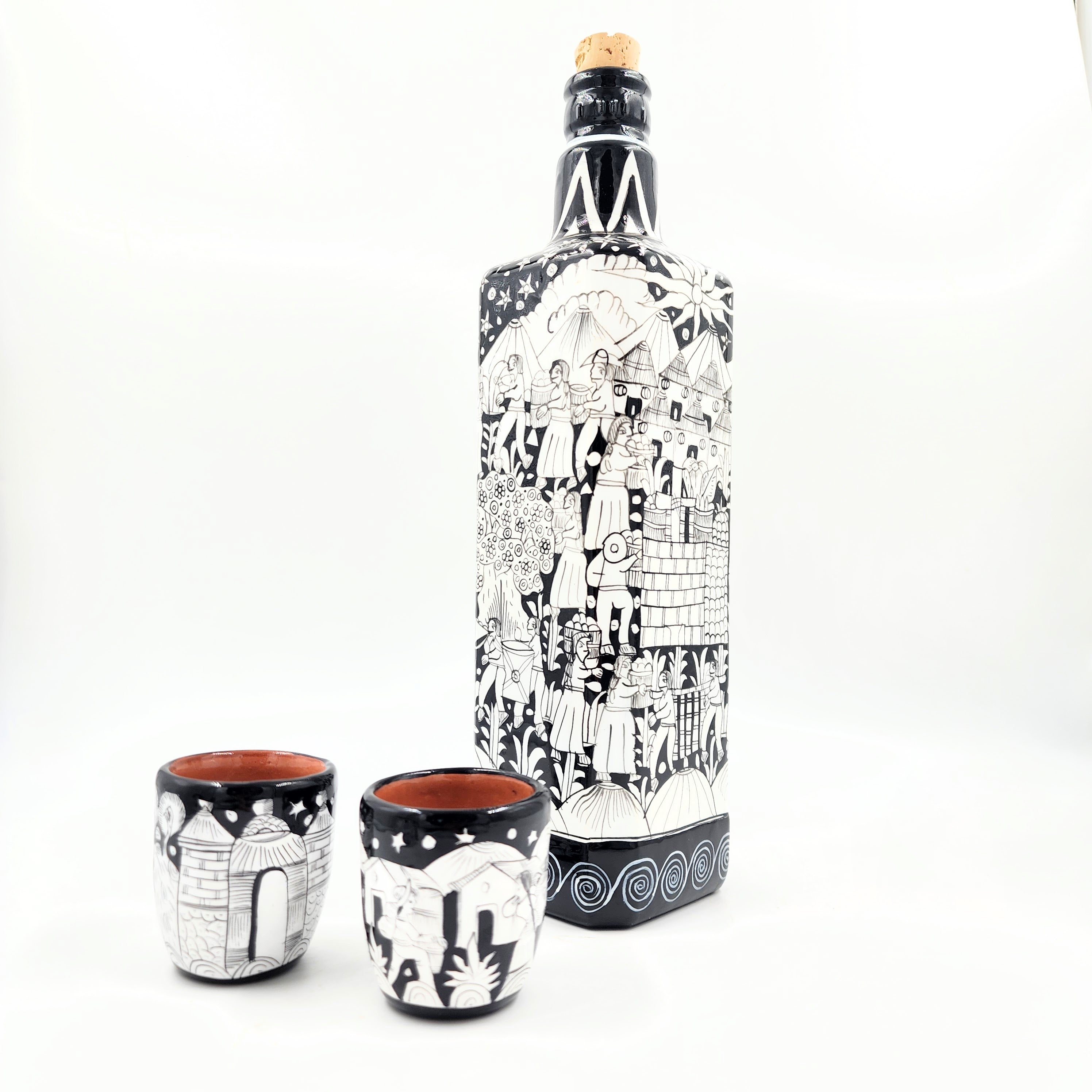 Botella artesanal de Xalitla