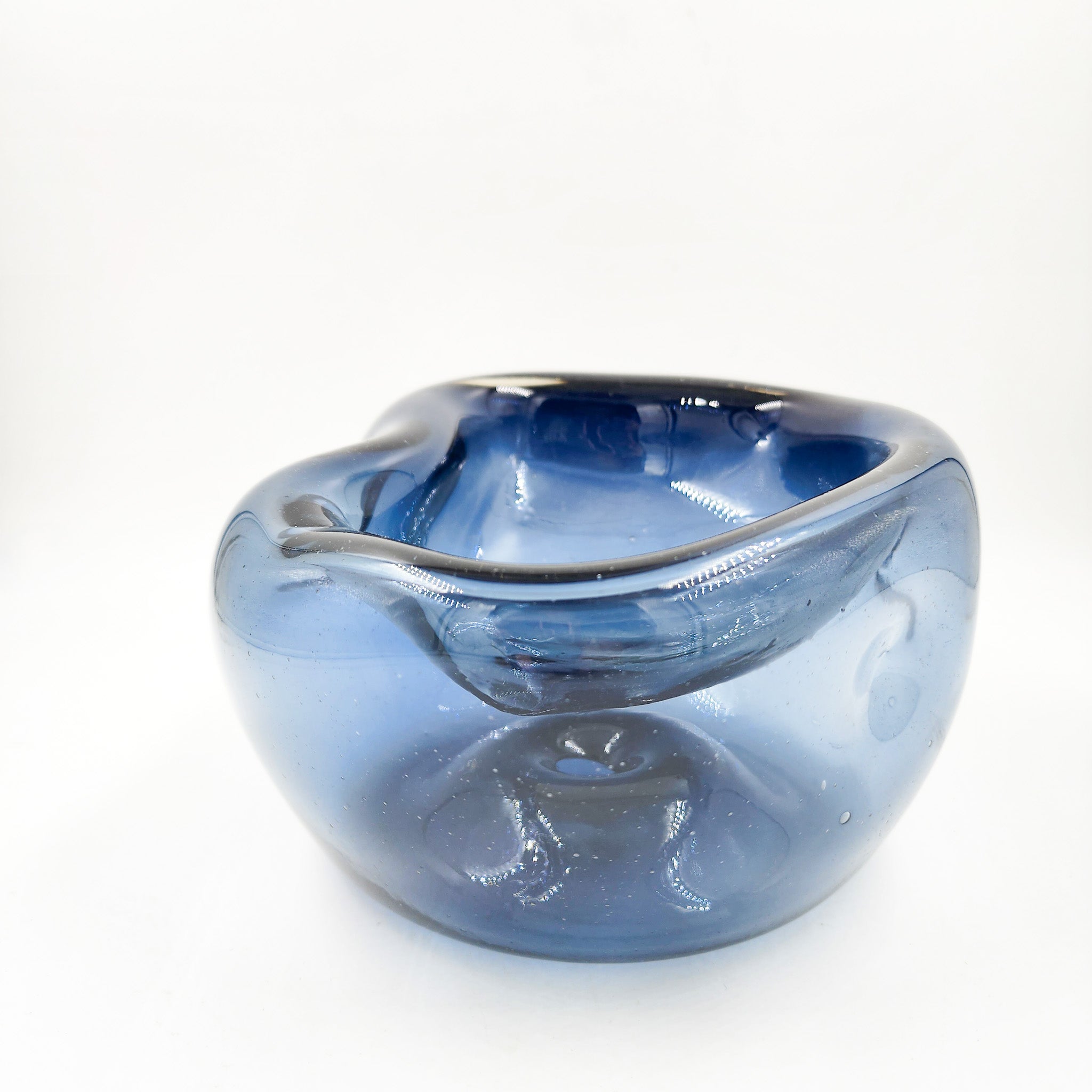 Bowl de vidrio soplado de doble fondo