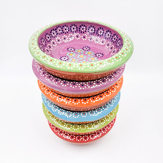 Bowl botanero de barro capulineado