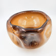 Bowl de vidrio soplado de doble fondo
