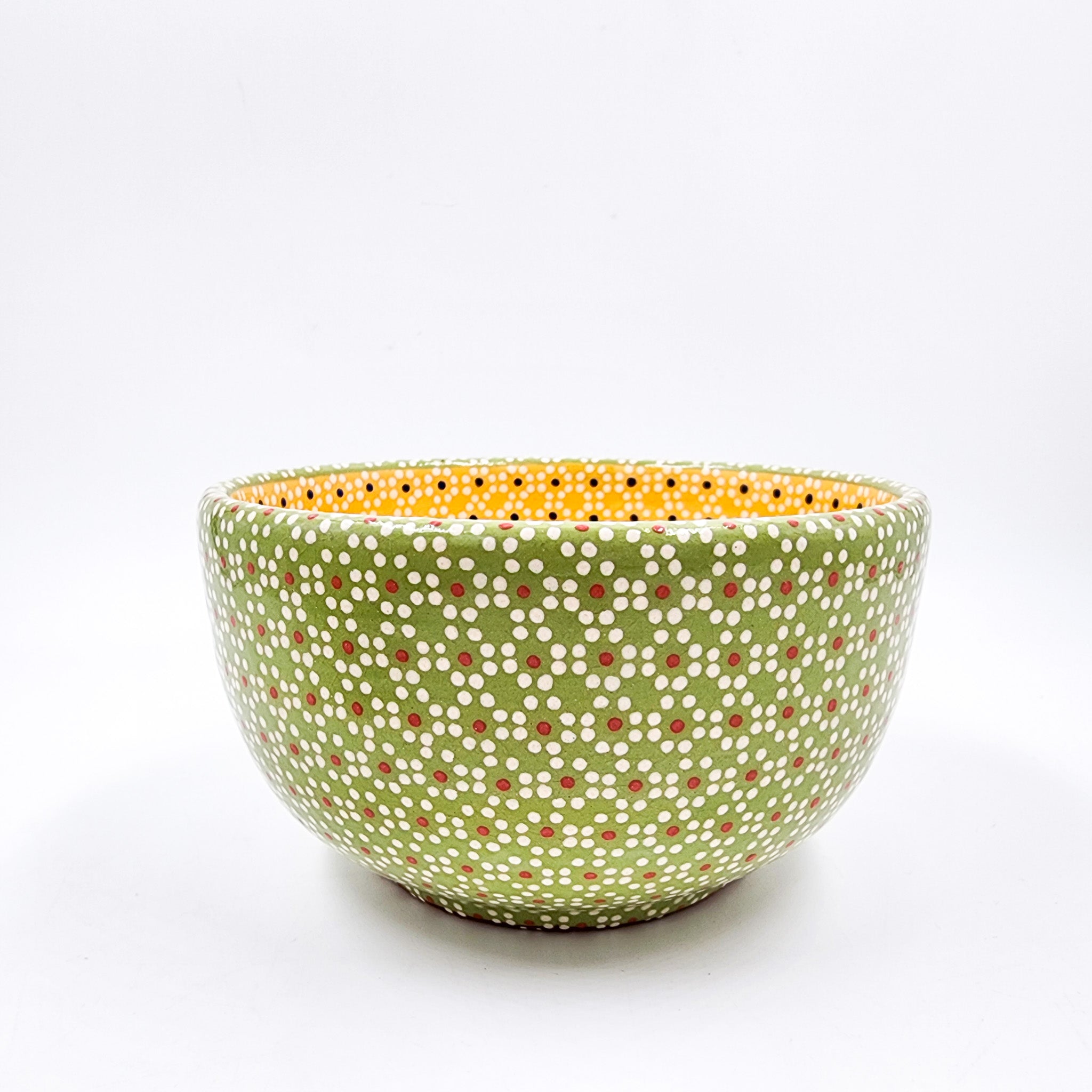 Bowl de barro capulineado