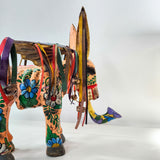 Burrito con alas de madera