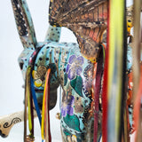 Burrito con alas de madera