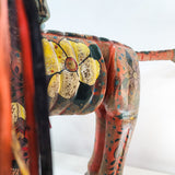 Burrito con alas de madera