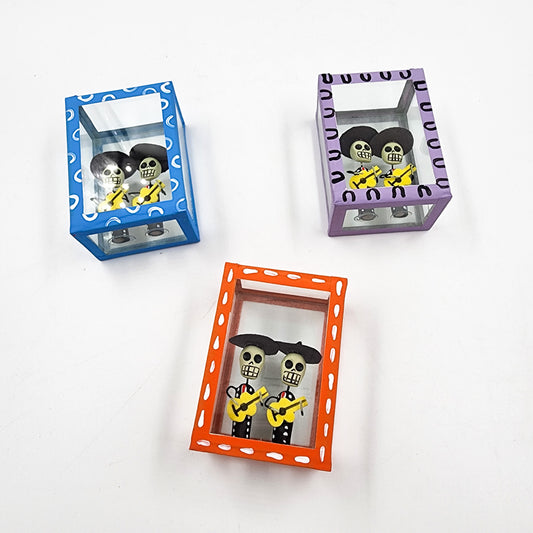 Cajita de la calaverita "Los Mariachis"