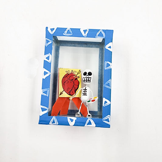 Cajita de la calaverita "El Artista"