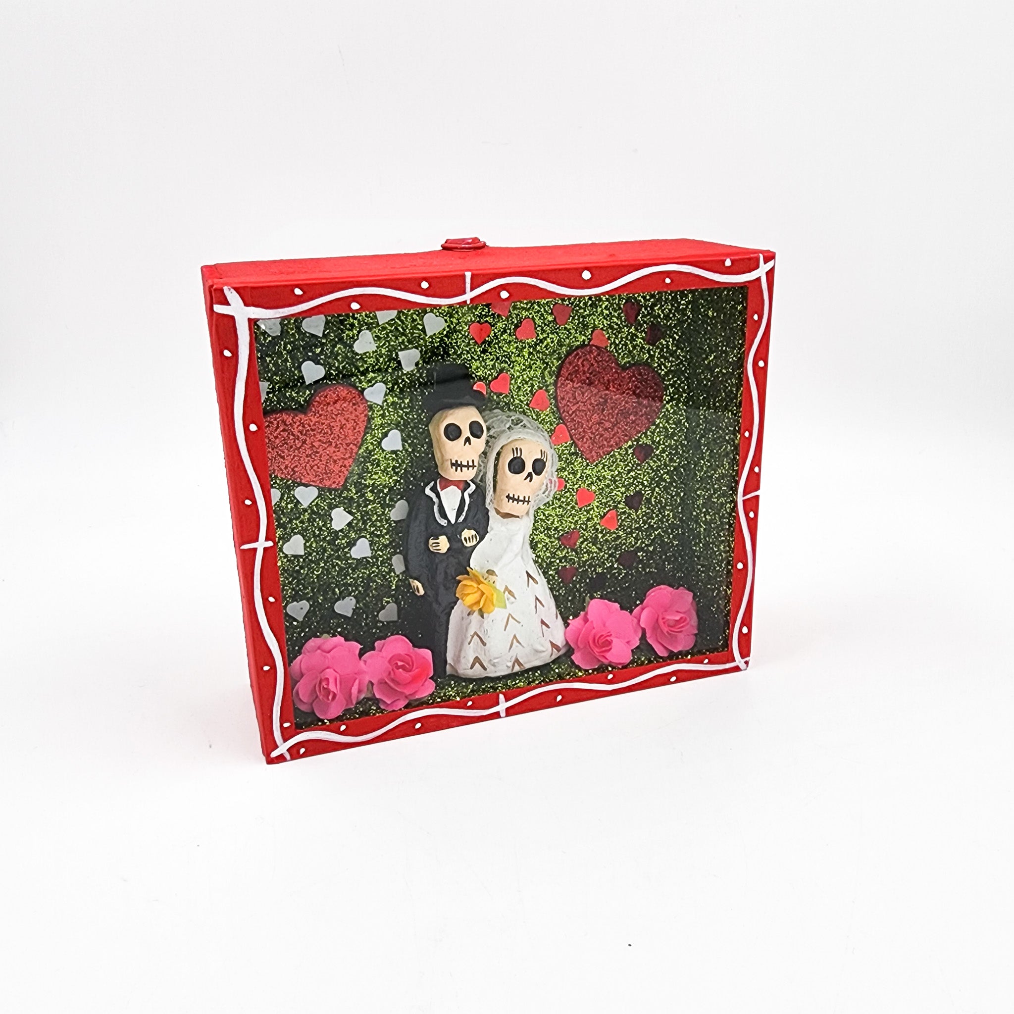 Cajita calaveras “Los novios”