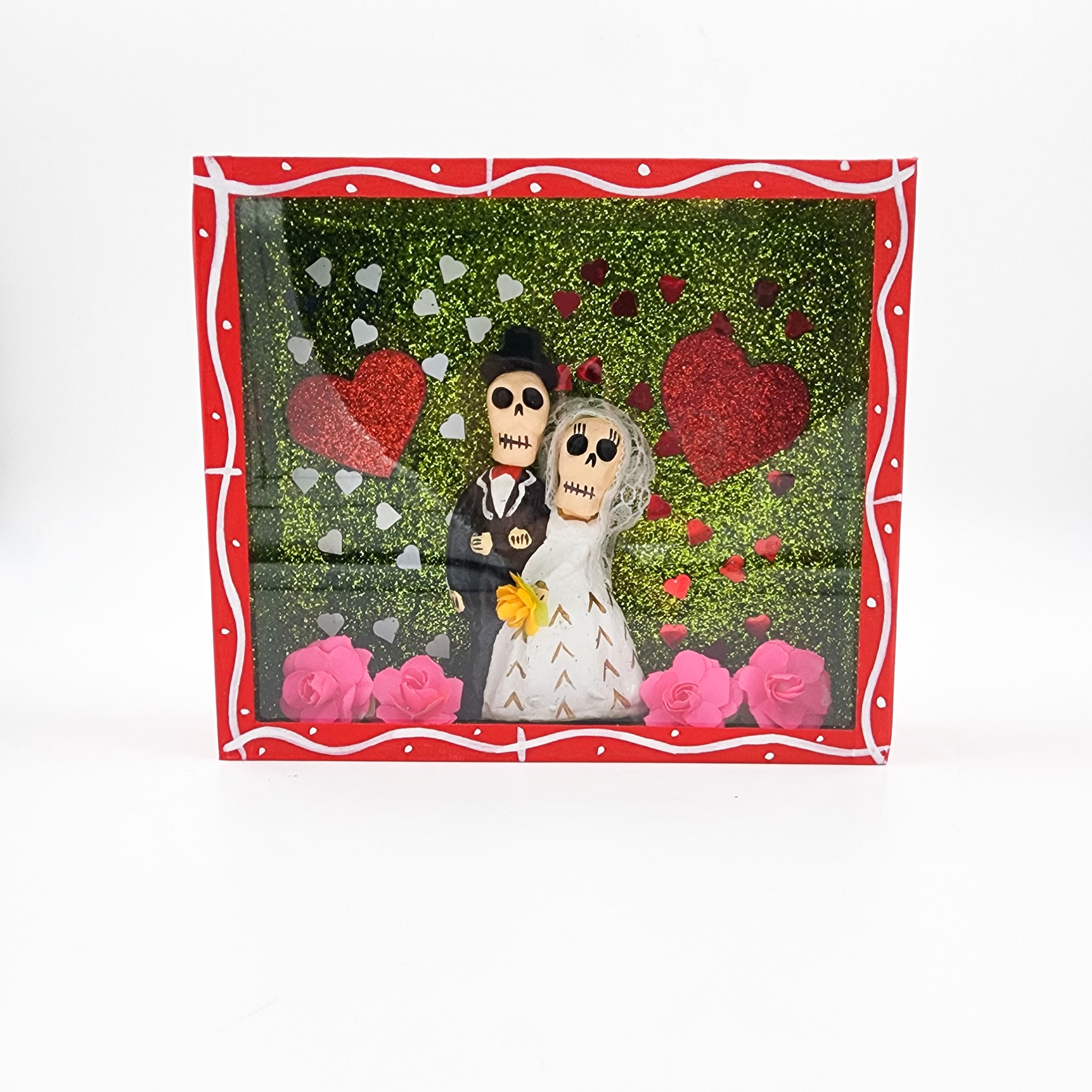 Cajita calaveras “Los novios”