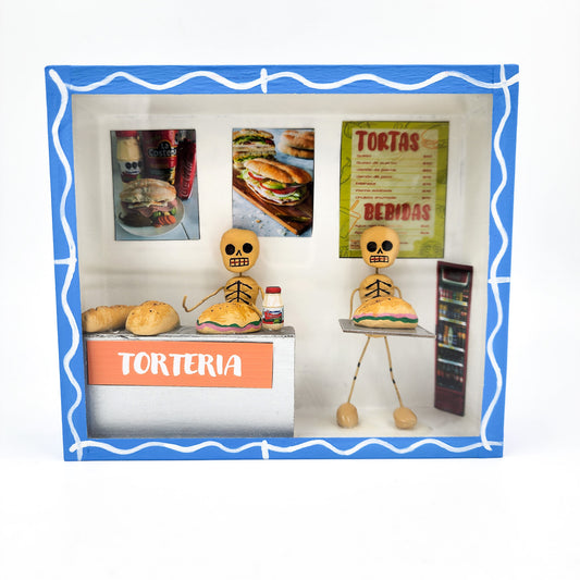 Cajita calaveras “La Tortería”