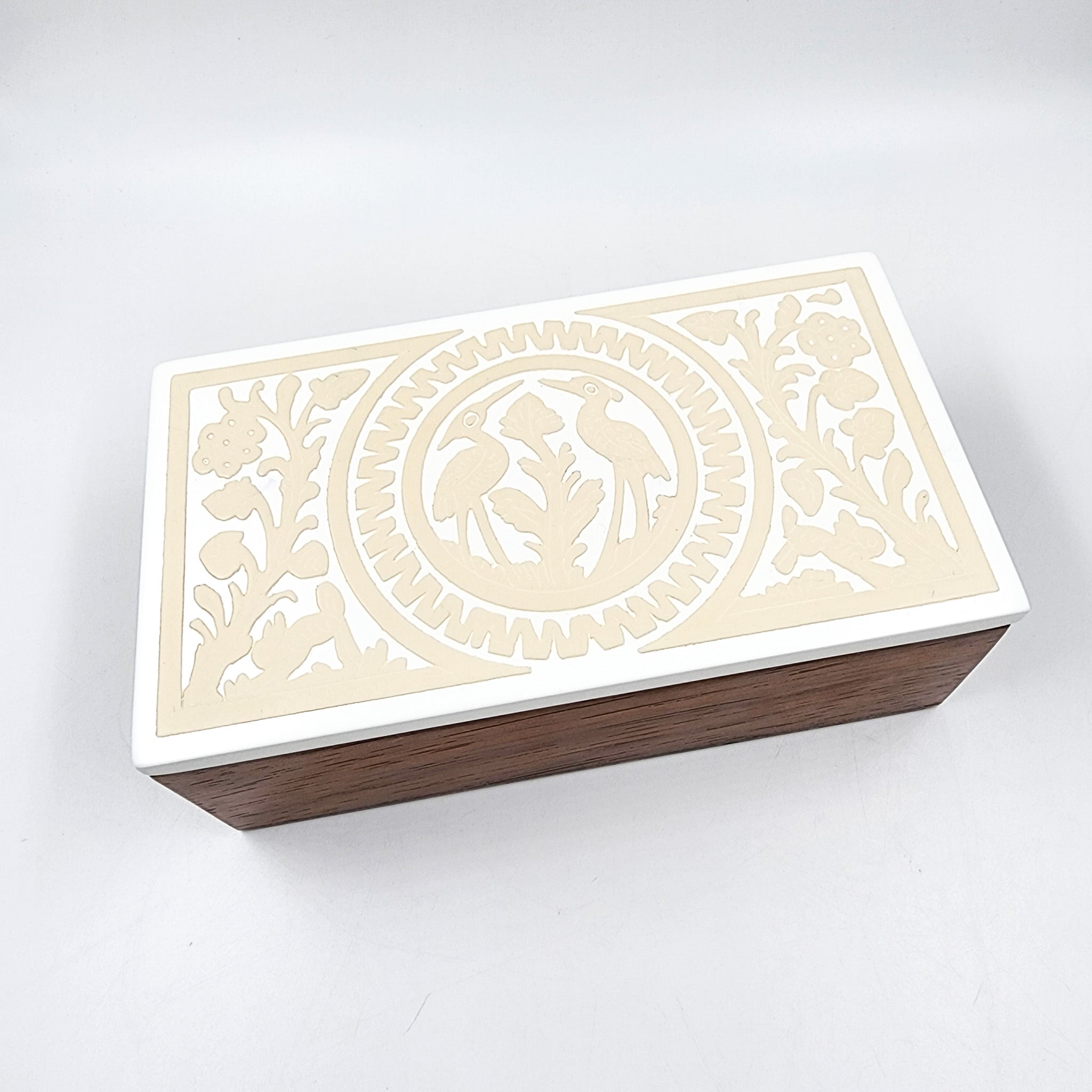Caja rectangular grande parota y Olinalá