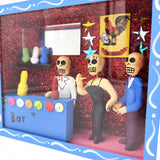 Cajita calaveras “El Bar”