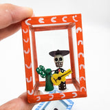 Cajita de la calaverita "El Mariachi con su nopal"