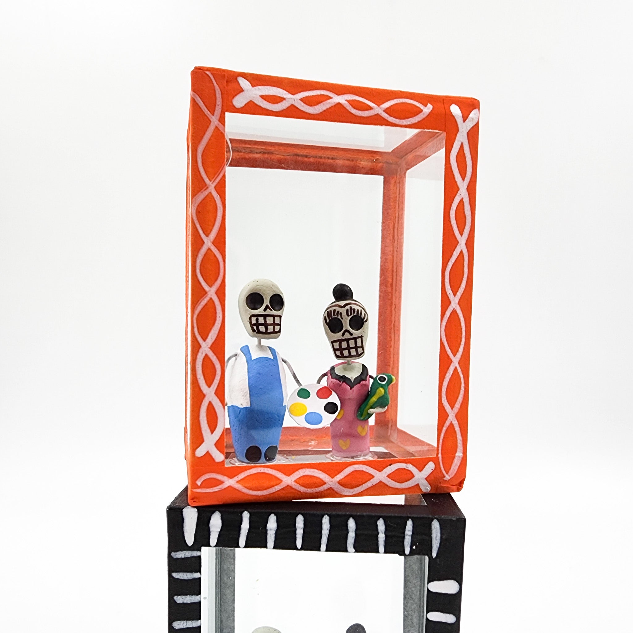 Cajita de la Calaverita Frida Kahlo y Diego