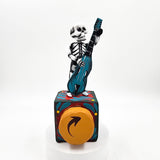 Calaca con guitarra