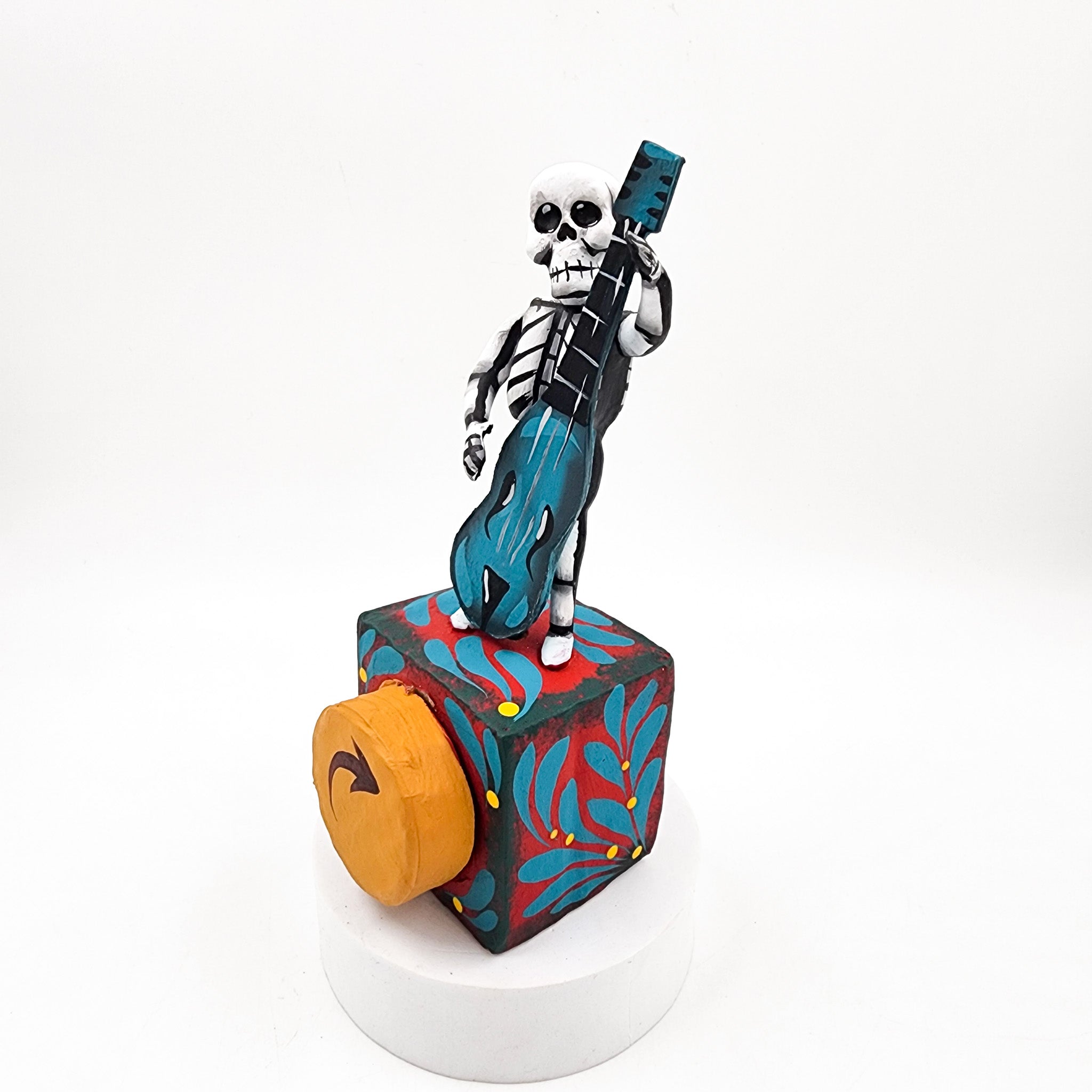 Calaca con guitarra