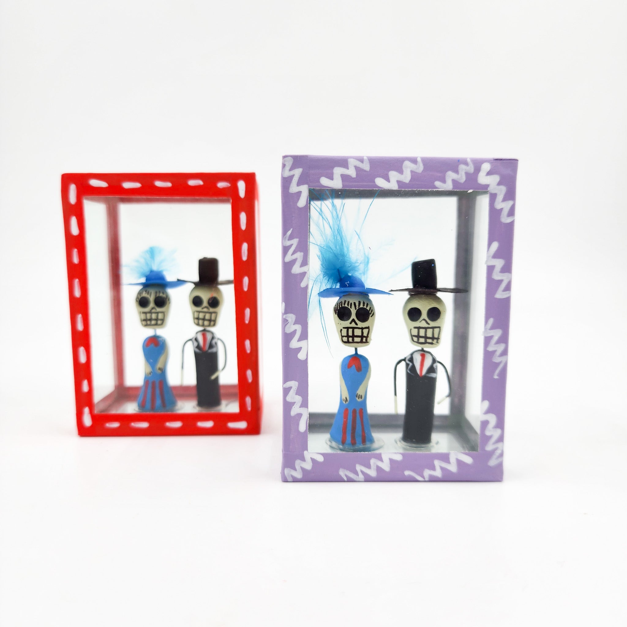 Cajita de calaveritas "Los Catrines"