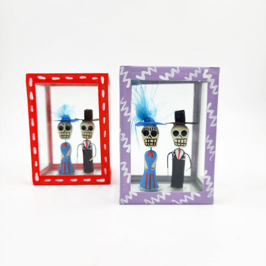 Cajita de calaveritas "Los Catrines"