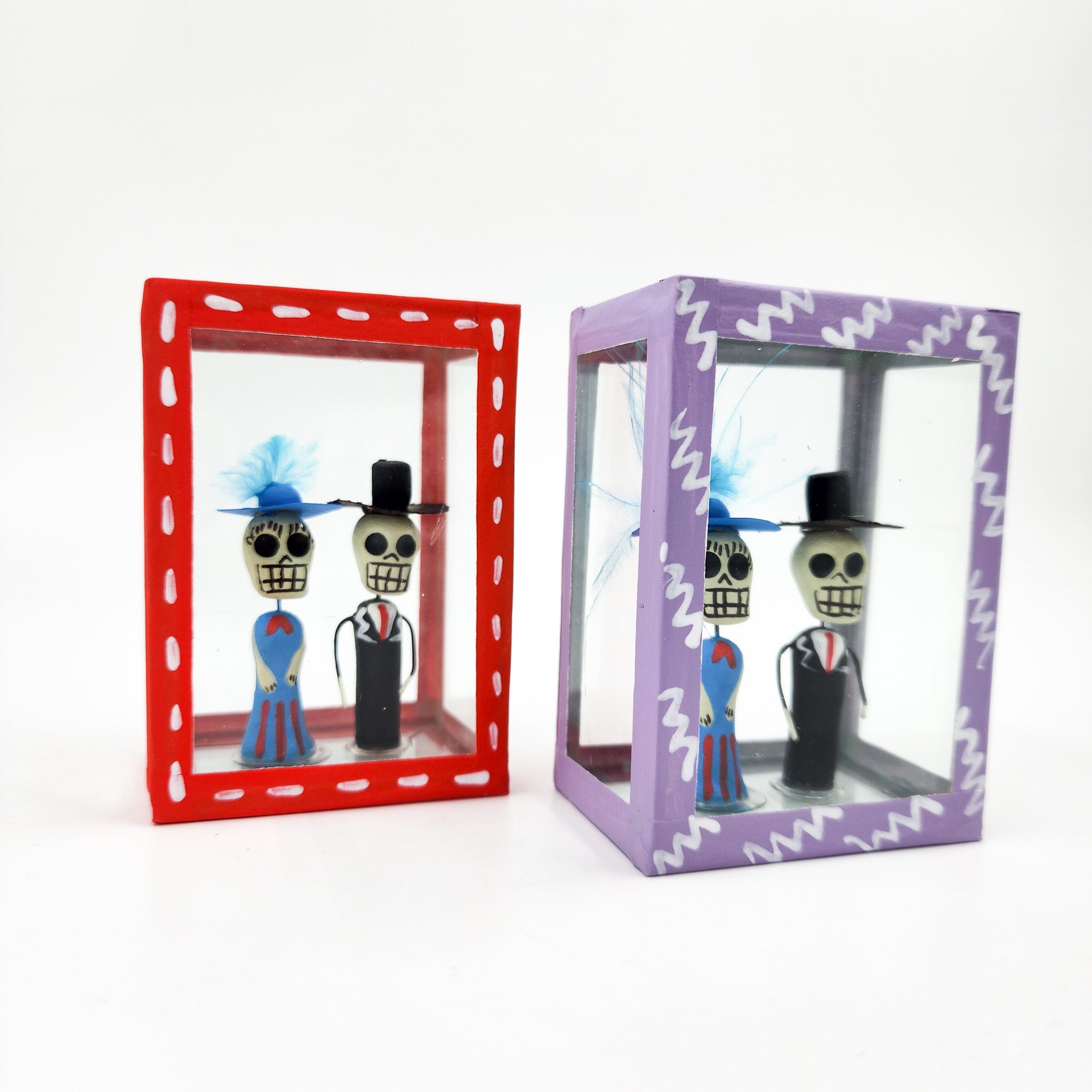 Cajita de calaveritas "Los Catrines"
