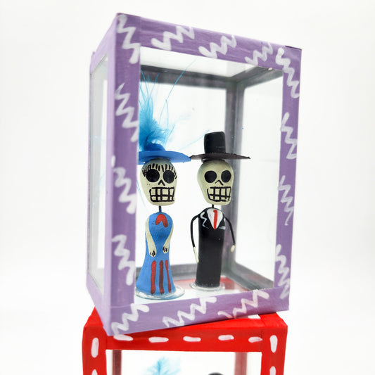 Cajita de calaveritas "Los Catrines"
