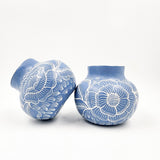 Burnished clay mini pitcher / vase