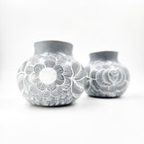 Burnished clay mini pitcher / vase
