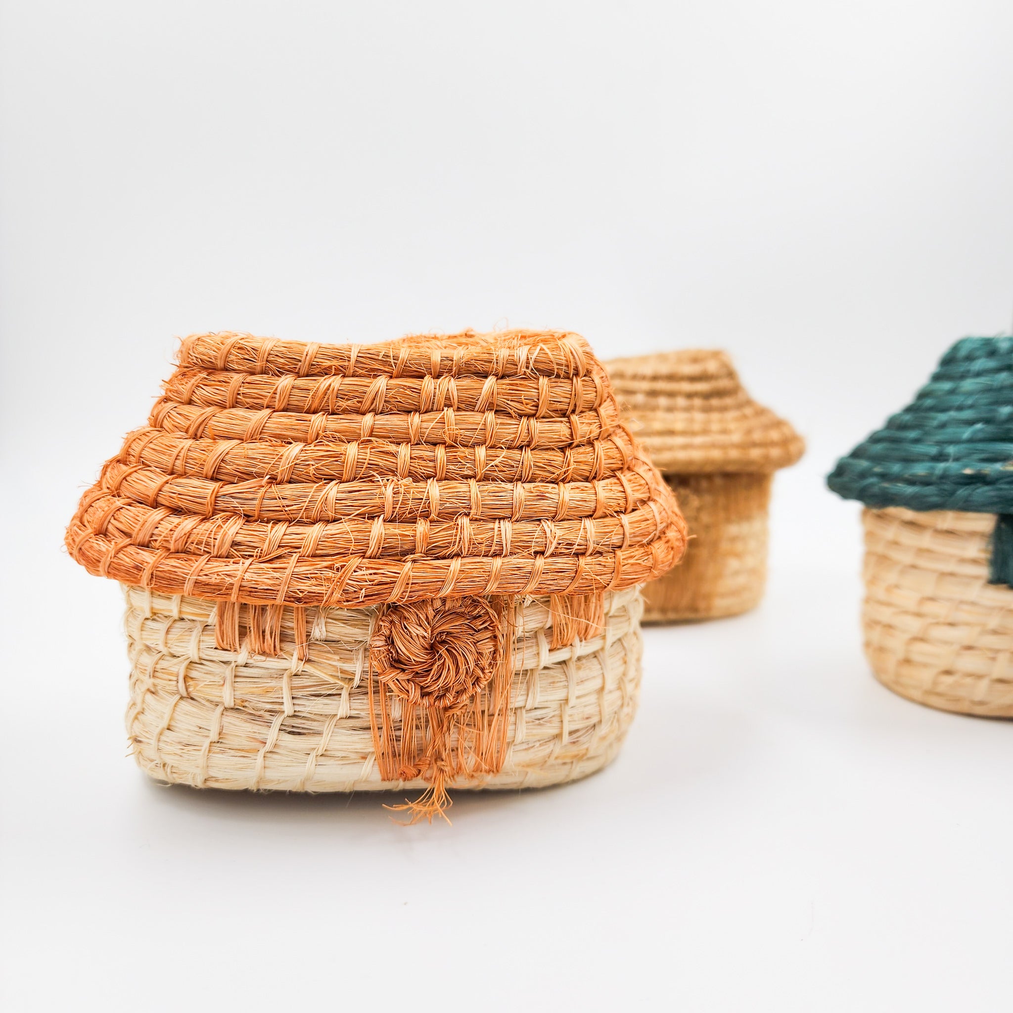 Casita Maya de Henequén – caja alajero y decoración artesanal