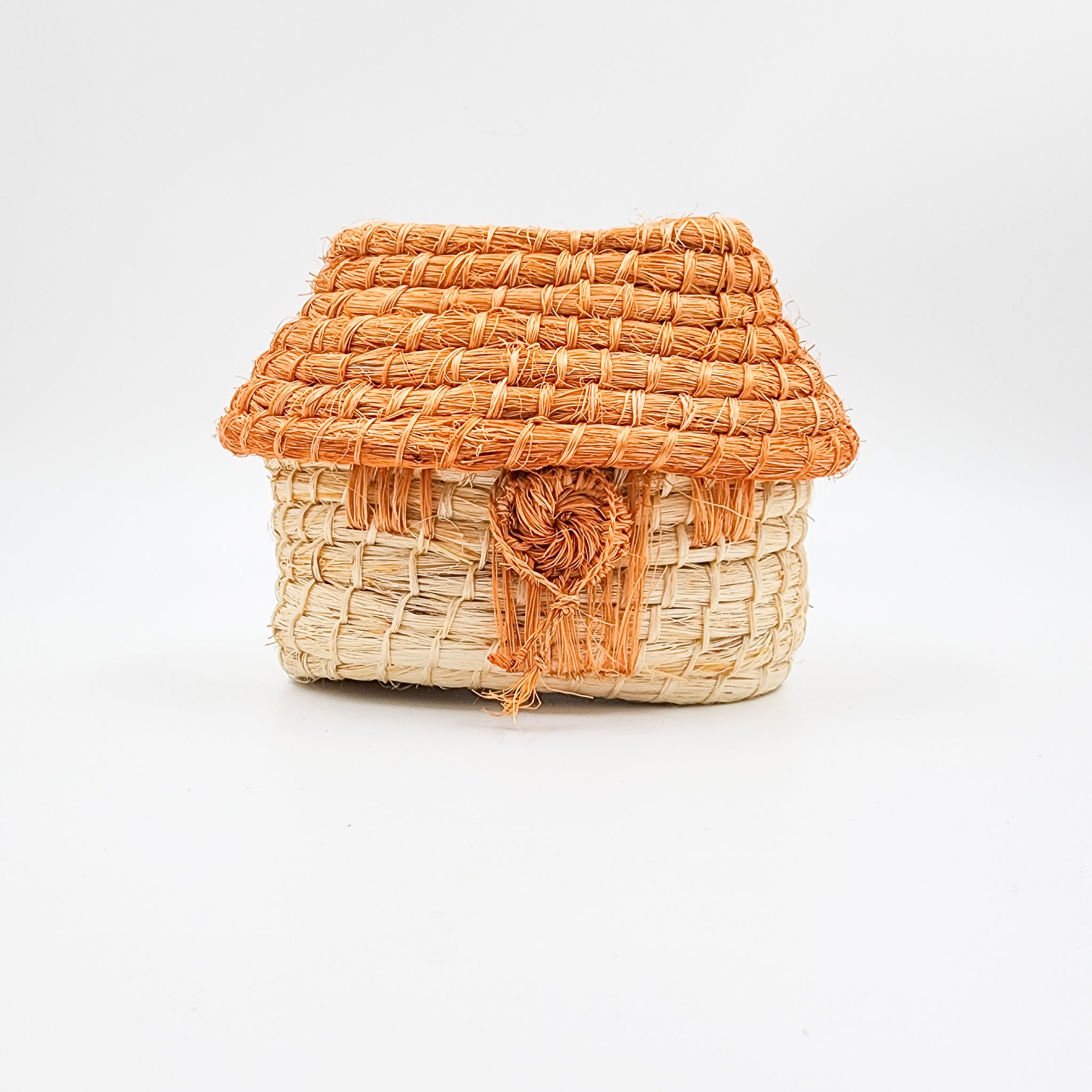 Casita Maya de Henequén – caja alajero y decoración artesanal