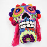 Cojín Calavera bordado a mano