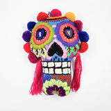 Cojín Calavera bordado a mano