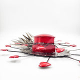 Corazon de hojalata repujada - lluvia de corazones