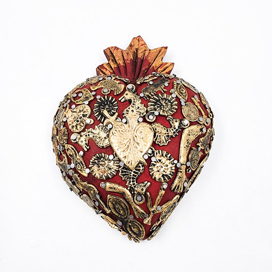 Miracle heart wooden orange