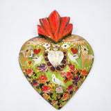 Corazón Milagrito de madera