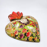 Corazón Milagrito de madera