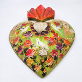 Corazón Milagrito de madera
