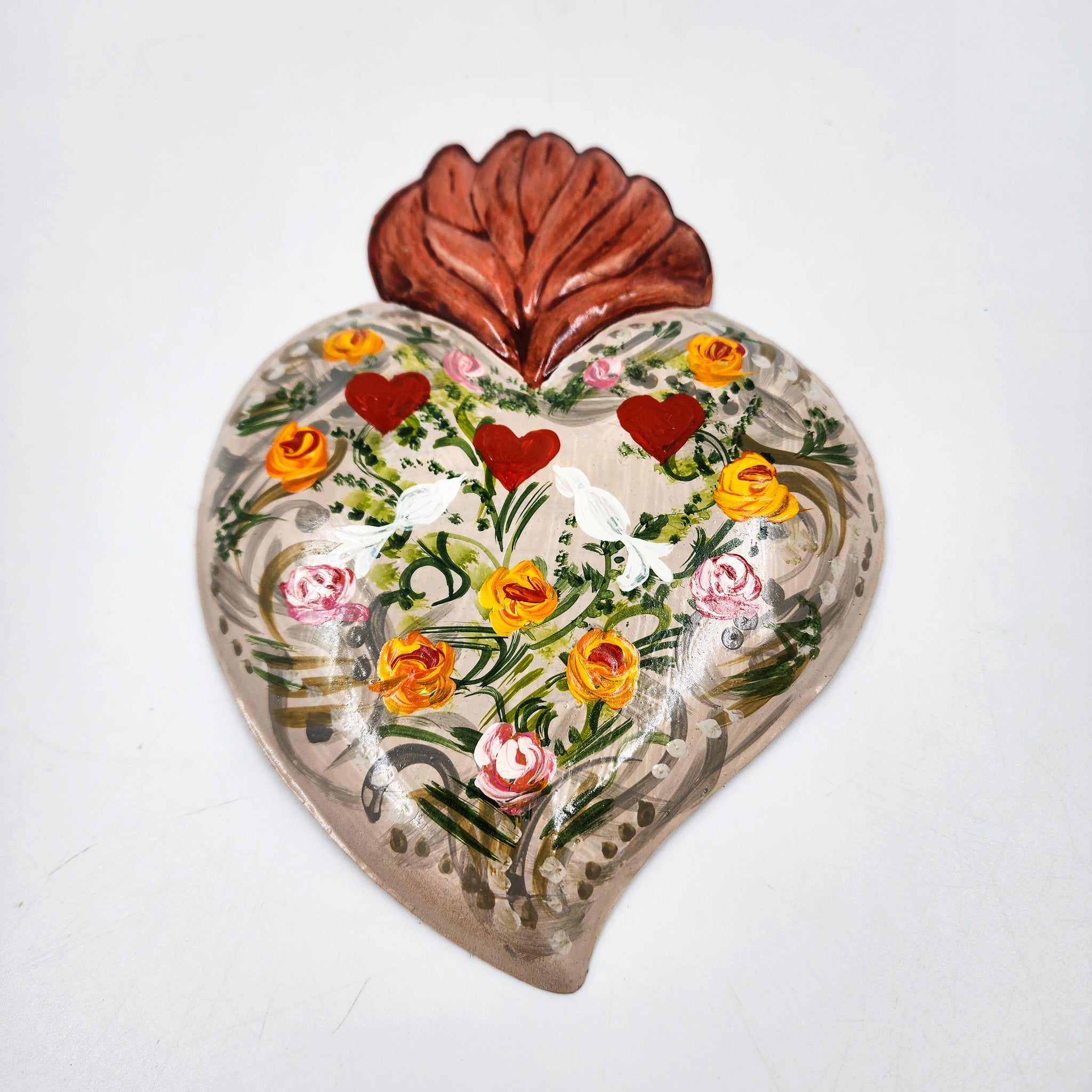 Corazón milagrito de hojalata
