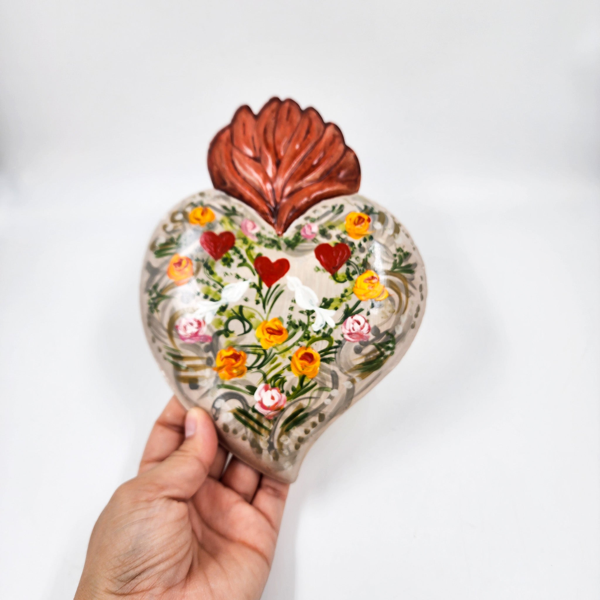 Corazón milagrito de hojalata