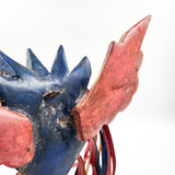 Corazón Tecuán con alas de madera