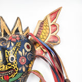 Corazón Tecuán con alas de madera