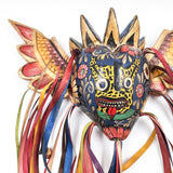 Corazón Tecuán con alas de madera