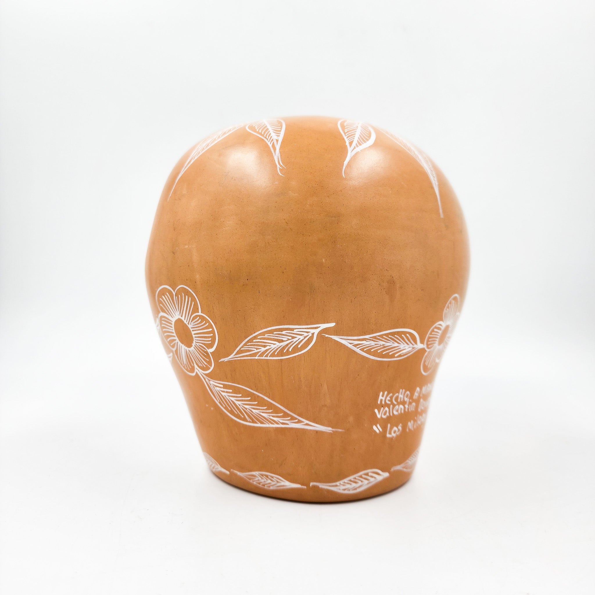 Burnished clay skull