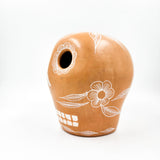 Burnished clay skull