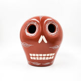 Burnished clay skull