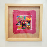 "The Countryside" Painting – Textile Art from Tzintzuntzan