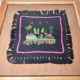 Cuadro “El Pueblo” – Arte textil de Tzintzuntzan