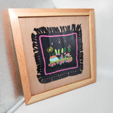 Cuadro “El Pueblo” – Arte textil de Tzintzuntzan