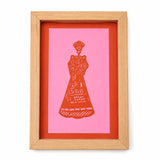 Cuadro Catrina de papel picado