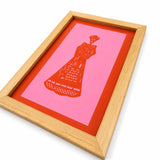 Cuadro Catrina de papel picado