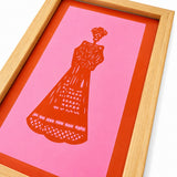 Cuadro Catrina de papel picado