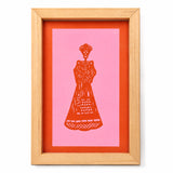 Cuadro Catrina de papel picado