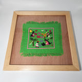 Cuadro “El Campo” – Arte textil de Tzintzuntzan